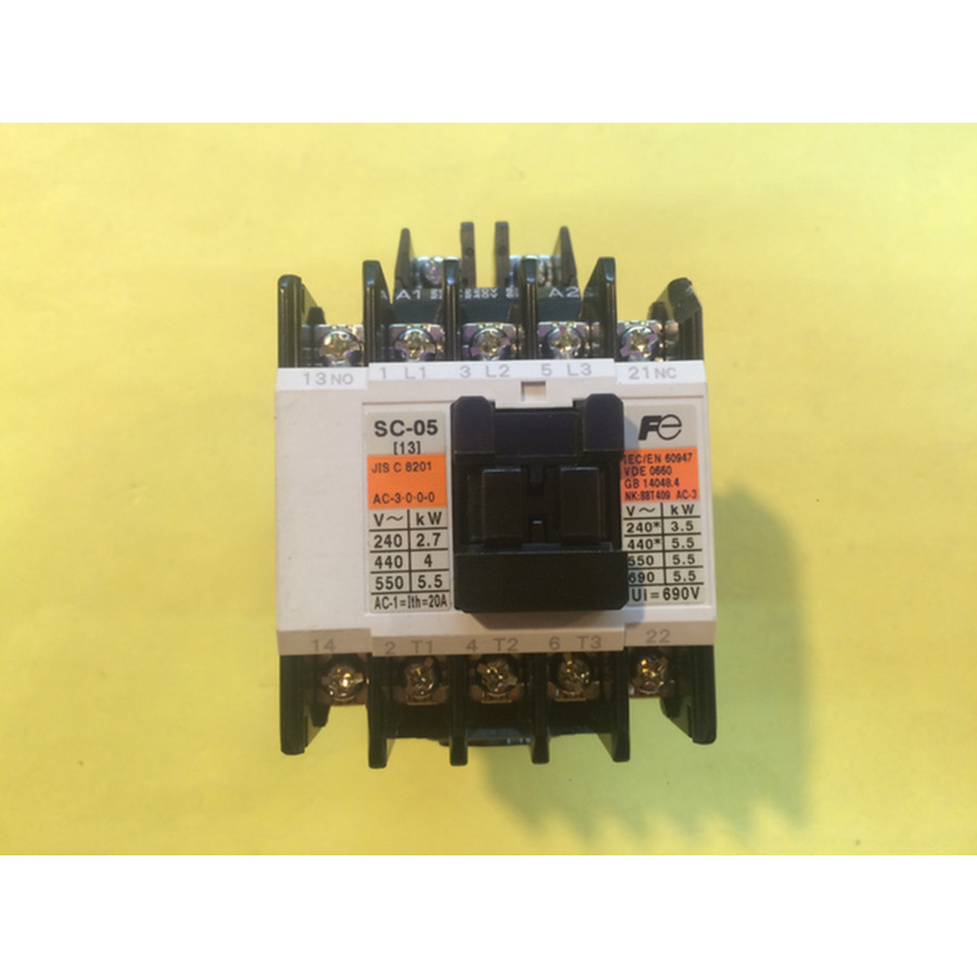 Jual Kontaktor Fuji Electric SC-05 / SC 05 220VAC Fuji Electric