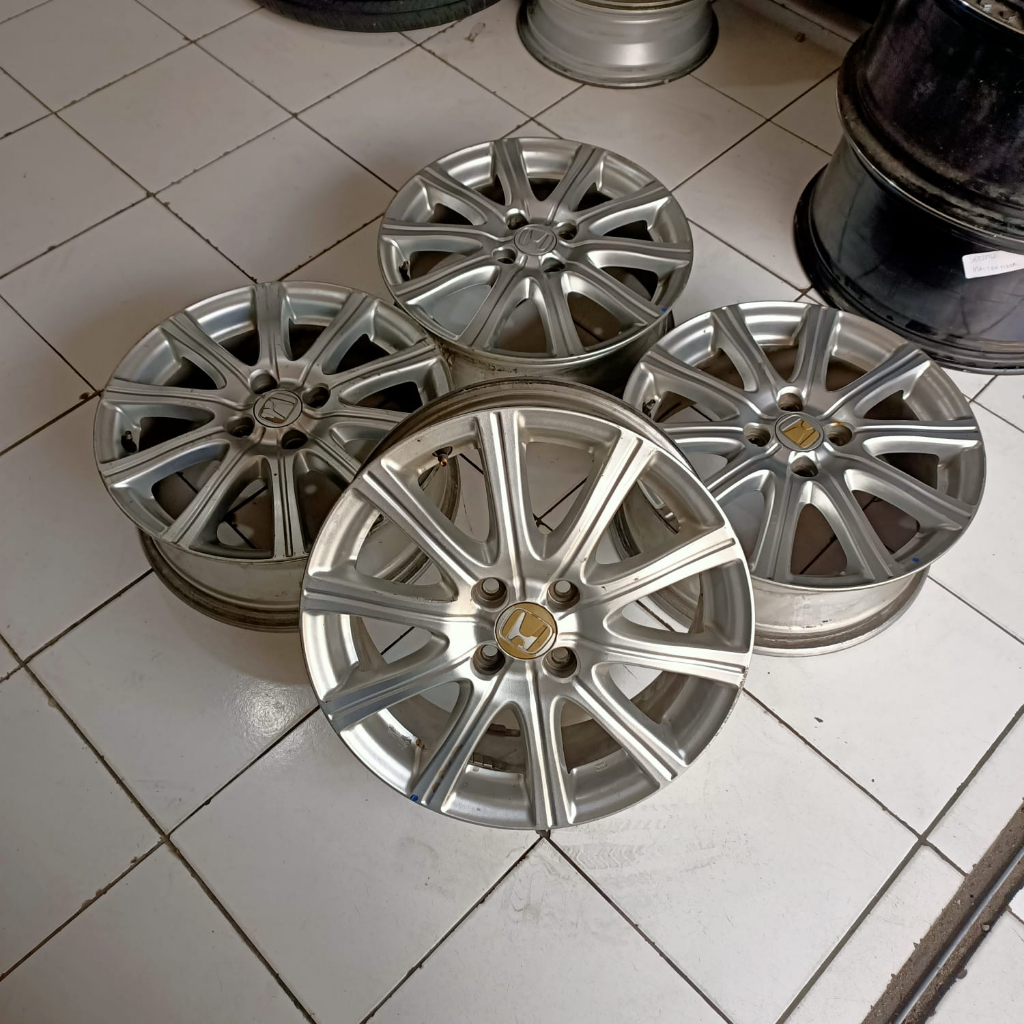 velg mobil second JAZZ RS ring 16 hole 4x100 buat city brio calya freed