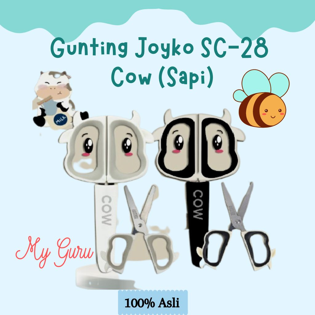 

[PCS] GUNTING JOYKO SC-28 COW ALAT PEMOTONG KERTAS / SCISSORS SAPI