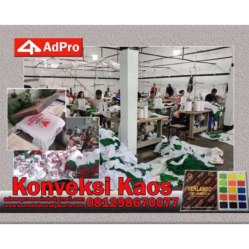 KONVEKSI KAOS KAMPANYE MURAH