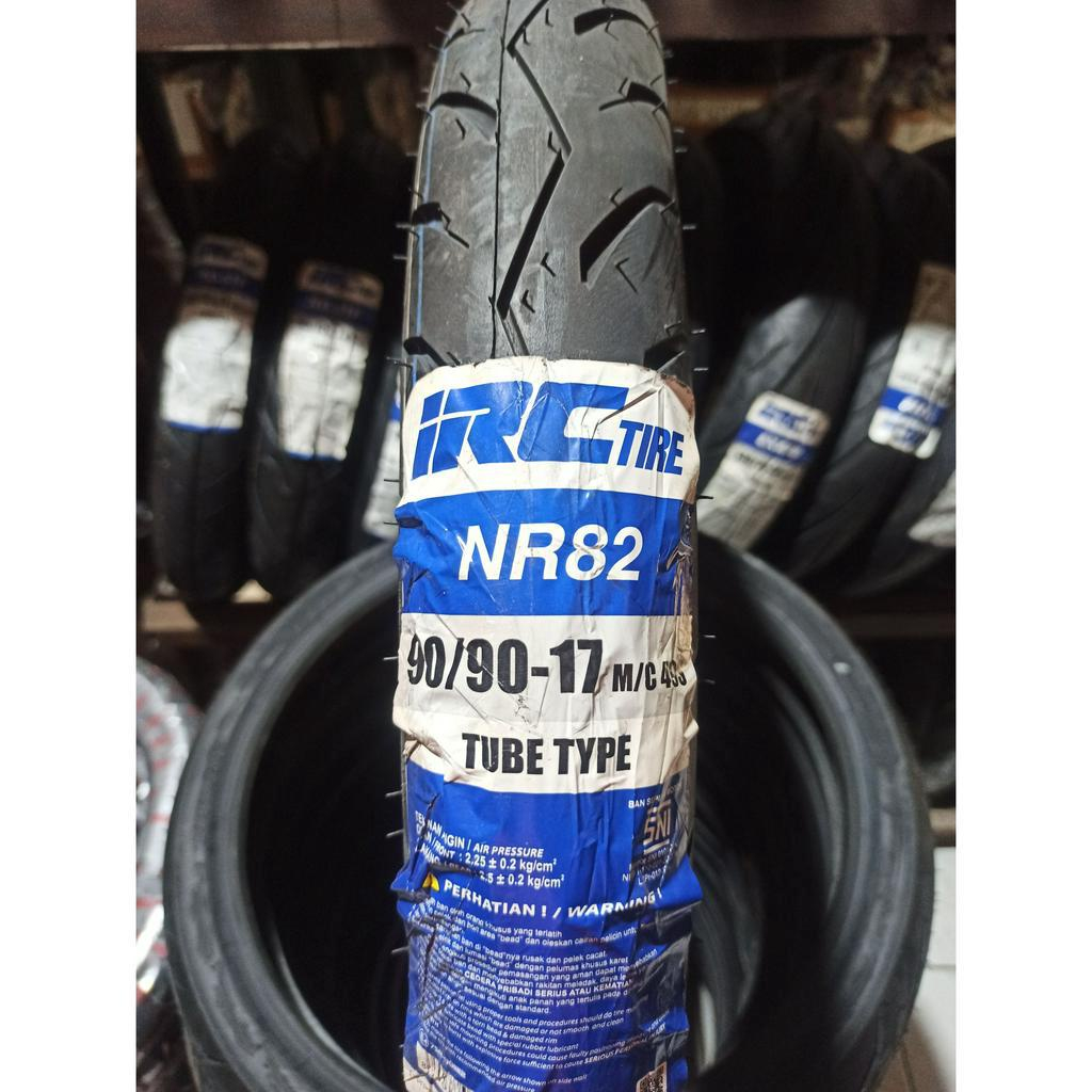 IRC Ban Motor Bebek Ring 17 Uk 90/90-17 Tubetype Supra/Revo/Jupiter/Kawasaki/Sonic/Legenda/Astrea - 