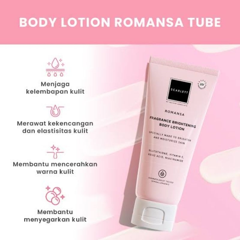 SCARLETT BODY LOTION TUBE