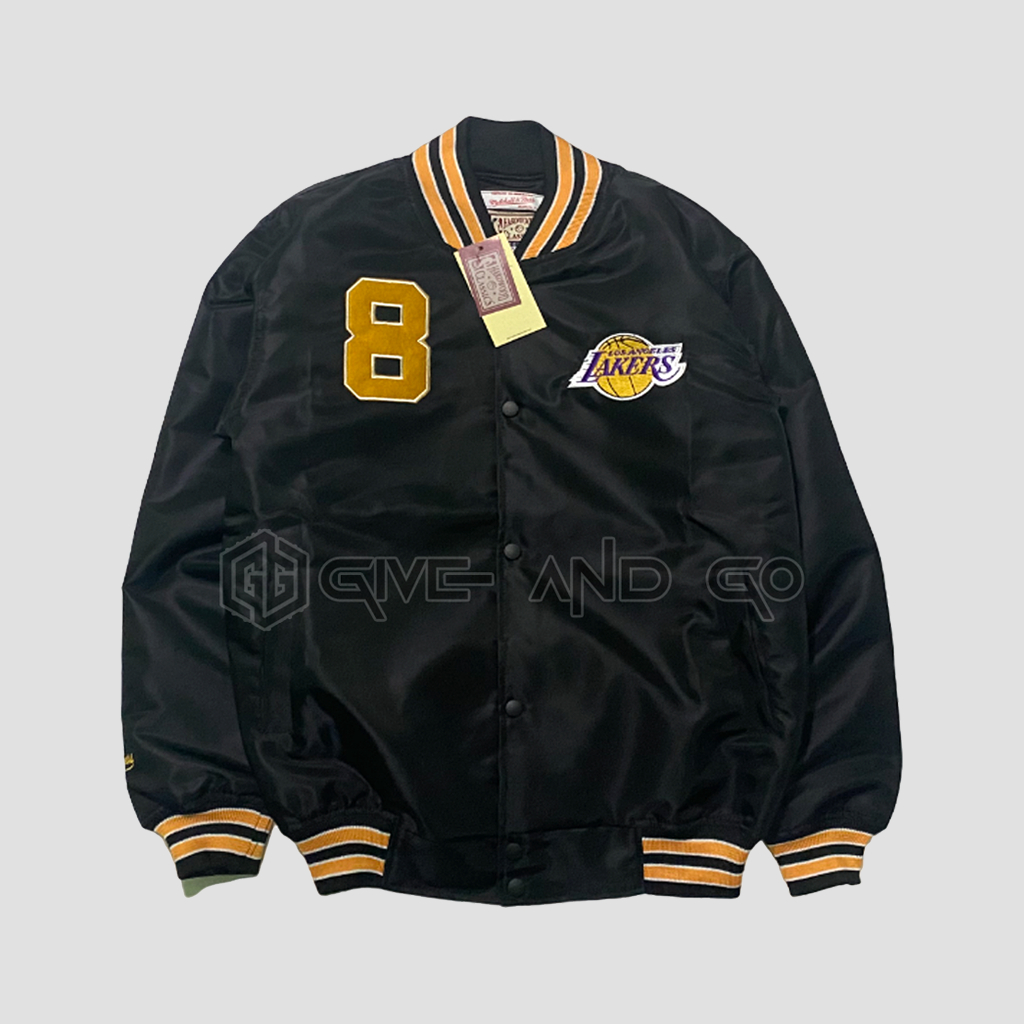 JUMPSHOT Jaket Varsity Baseball -  Lakers Jacket NBA Series Pria Wanita Original Distro Premium