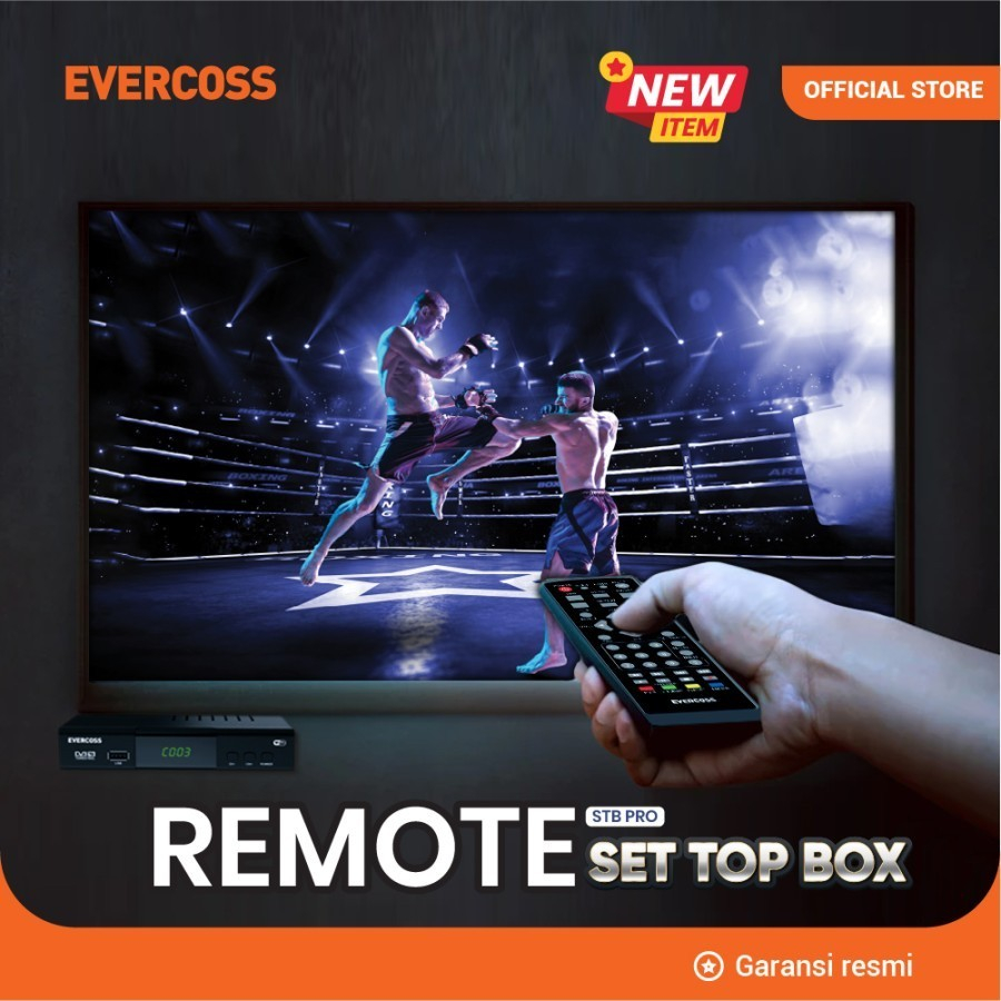 Remote Kontrol STB Evercoss Original