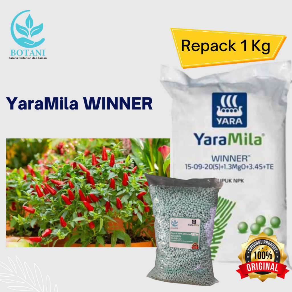 Pupuk NPK YaraMila WINNER (Repack) 1Kg