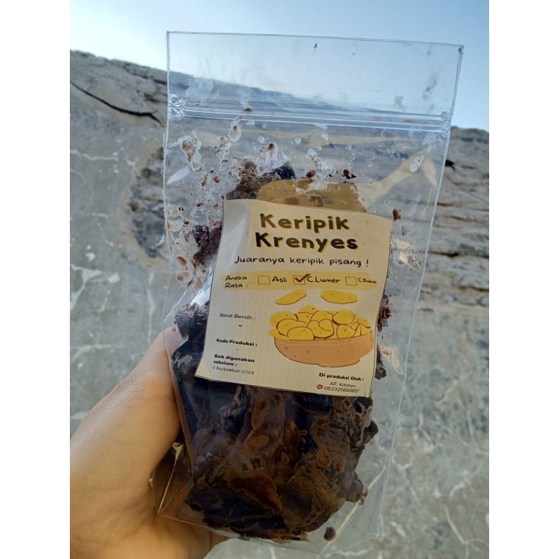 

Keripik Pisang Coklat Lumer 100gr