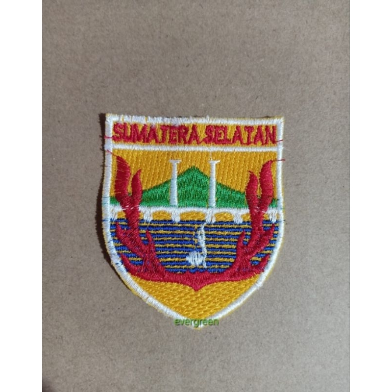 Logo Bordir Kwarda Sumatra Selatan Badge Kwarda Sumatera Selatan