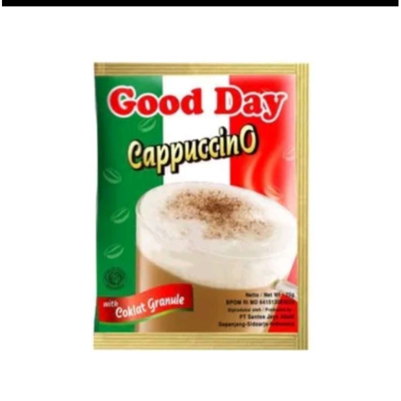 

good day cappucino 1 renceng isi 10pcs