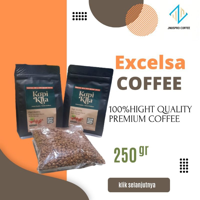 

Kopi Excelsa Asli Kualitas Premium Kopi Natural Kopi Bubuk Giling Kopi Temanggung