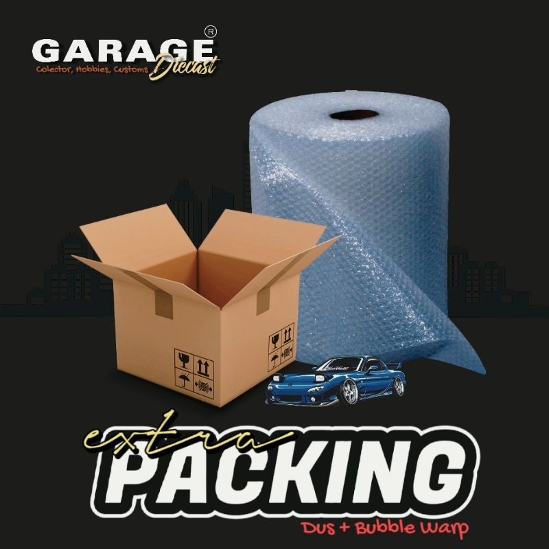 

Extra Packing Kardus + Bubble Warp