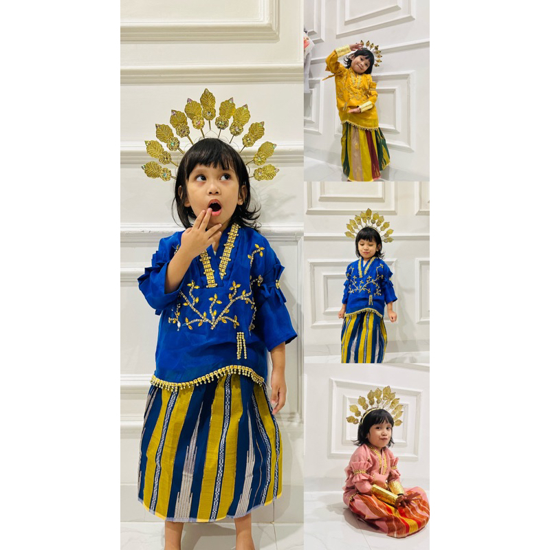 SETELAN BAJU BODO ANAK + Sarung