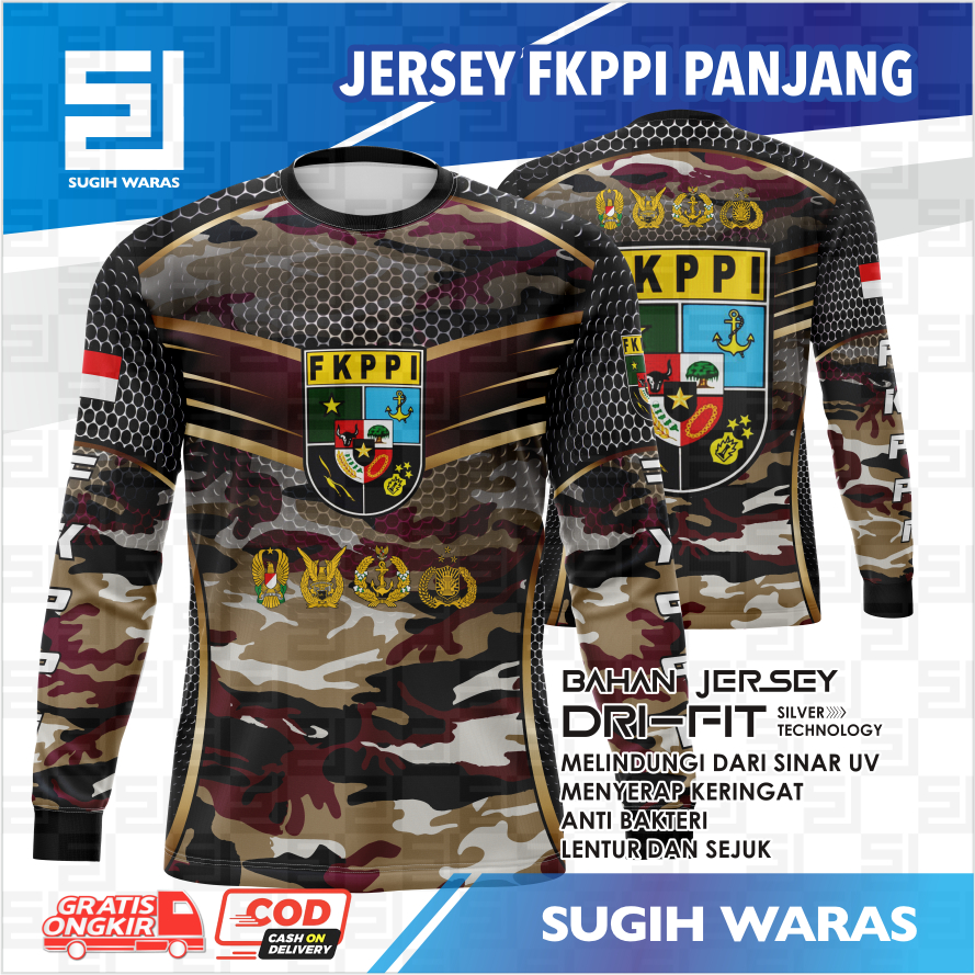 JERSEY FKPPI / KAOS DRI-FIT FKPPI LENGAN PANJANG / JERSEY LORENG FKPPI LENGAN PANJANG