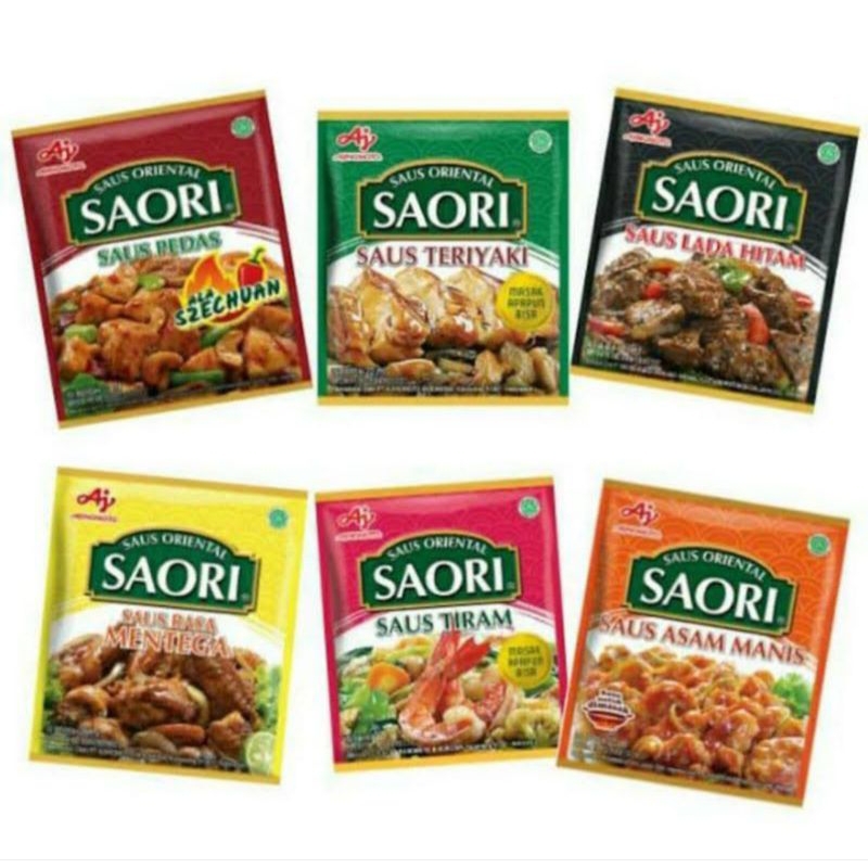 

SAORI SAUS RENCENG ALL VARIAN / 10pc