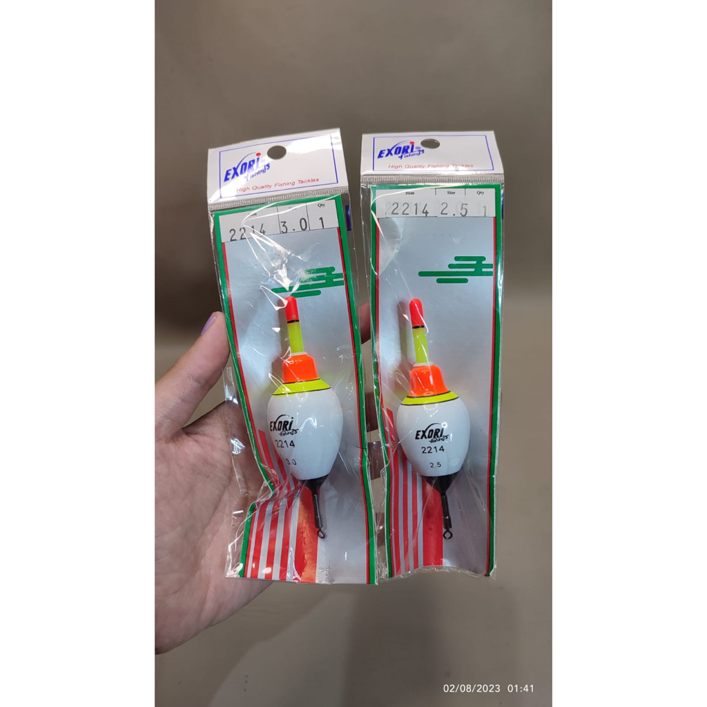 PELAMPUNG PANCING EXORI TIPE 2214 KAMBANGAN PANCING BISA BAYAR DIRUMAH