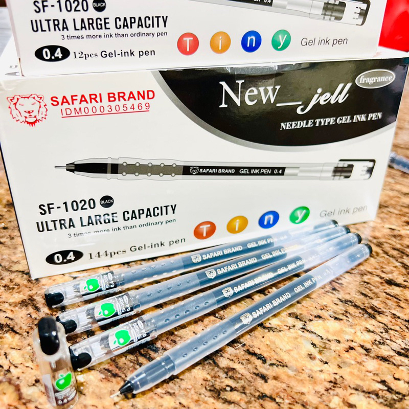 

[1 PACK] PROMO PULPEN GEL SAFARI ZUIXUA NEW JELL ISI 12pcs-PULPEN GEL NEW JELL 0.4mm