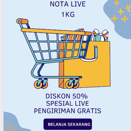 

Nota pesanan saat live 1kg Baca deskripsi