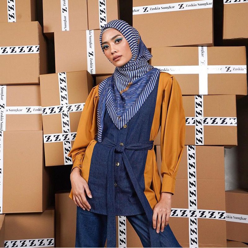 ZS ECCENTRICITY MONA BLOUSE ORIGINAL ZASKIA SUNGKAR -AQRFASHION
