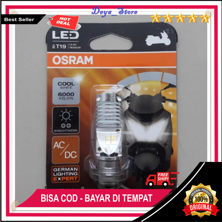 Lampu Depan LED Osram Honda Beat Scoopy Old Ori Lampu Osram Motor Spacy Vario Original Garansi Asli