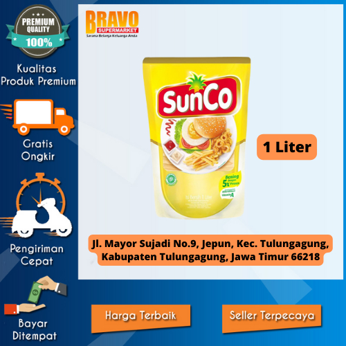 

Bravo Supermarket Tulungagung - MINYAK SUNCO 1 LITER