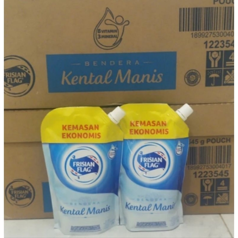 

Susu frisian flag kental manis pouch 545g