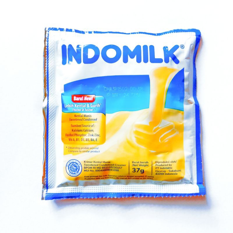 Susu Kental Manis Indomilk Vanila/Coklat 1 Renceng