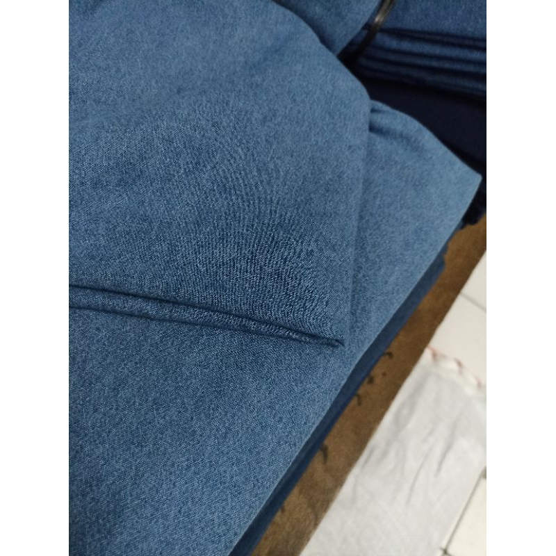 KAIN DENIM POTONGAN CHAMBRAY WASH JEANS 6,5 Oz TIPIS