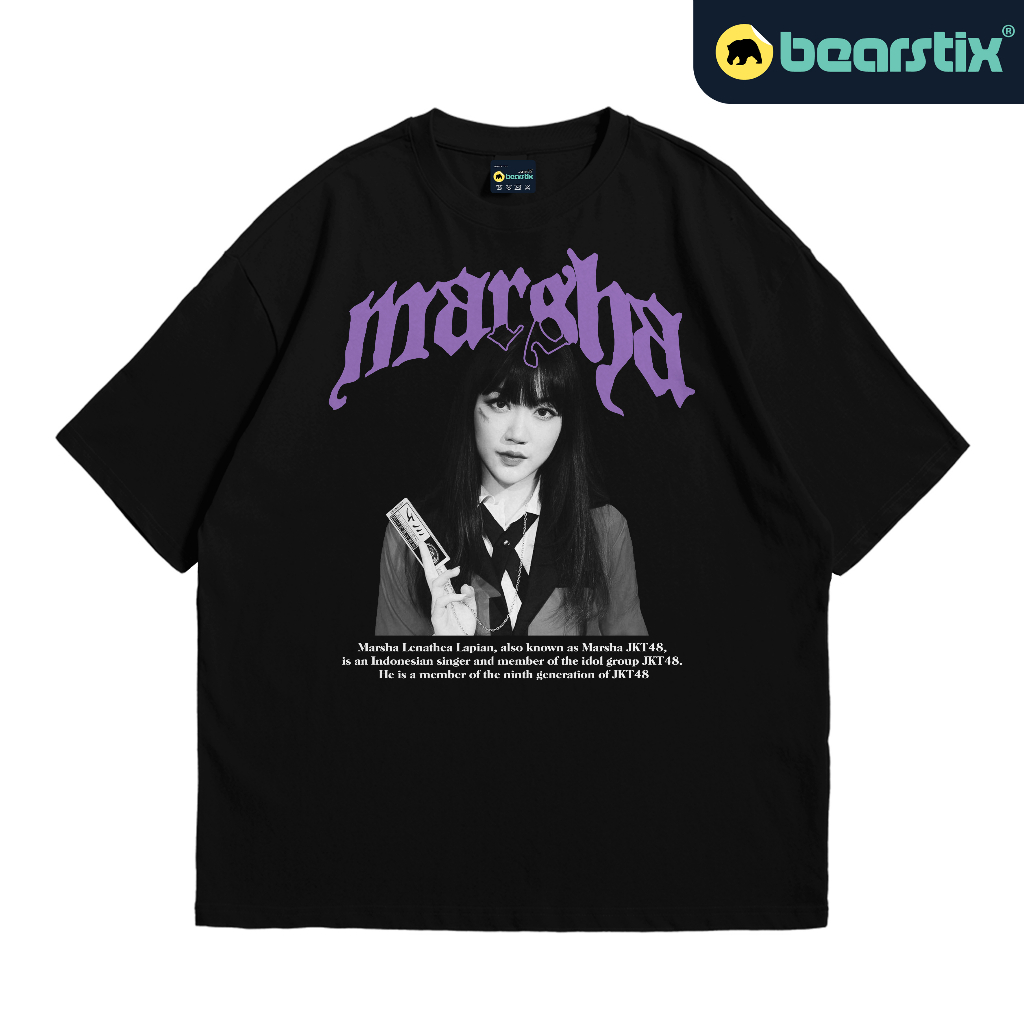 SHINZO - Tshirt Oversize Marsha JKT48 - Kaos Wota - Baju Marsha Lenathea