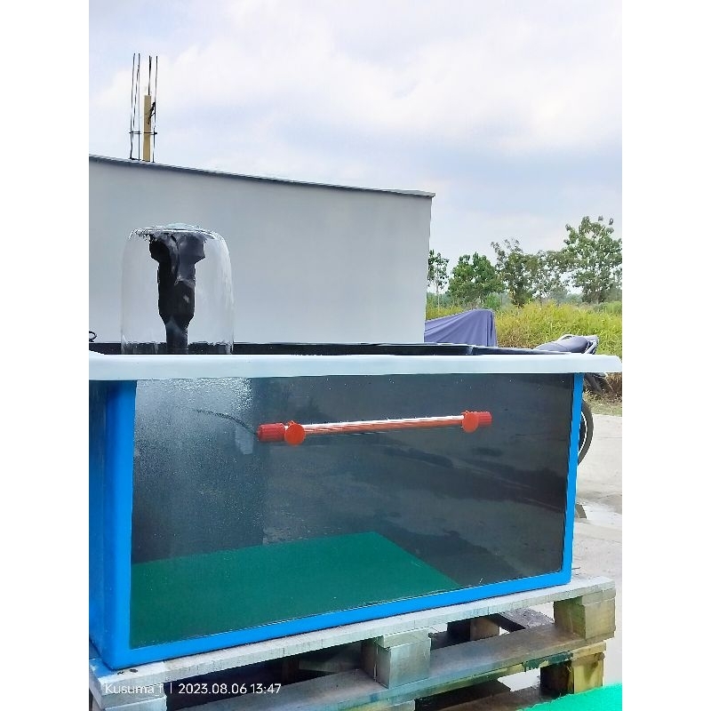 bak kaca fiberglass 100*50*50