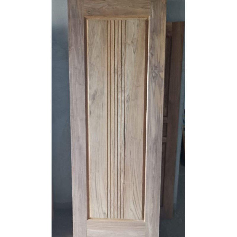 Daun pintu ful jati hutan ful 4cm tua