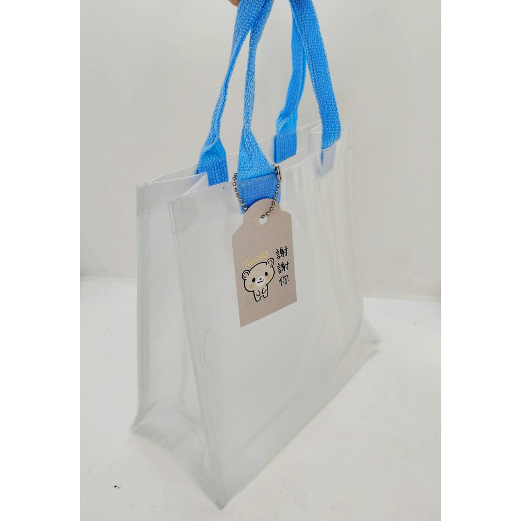 

Tas Souvenir Mika Doff Tali Blue 20x10x20cm 1 pcs Tas Hampers Parcel Polos Mika