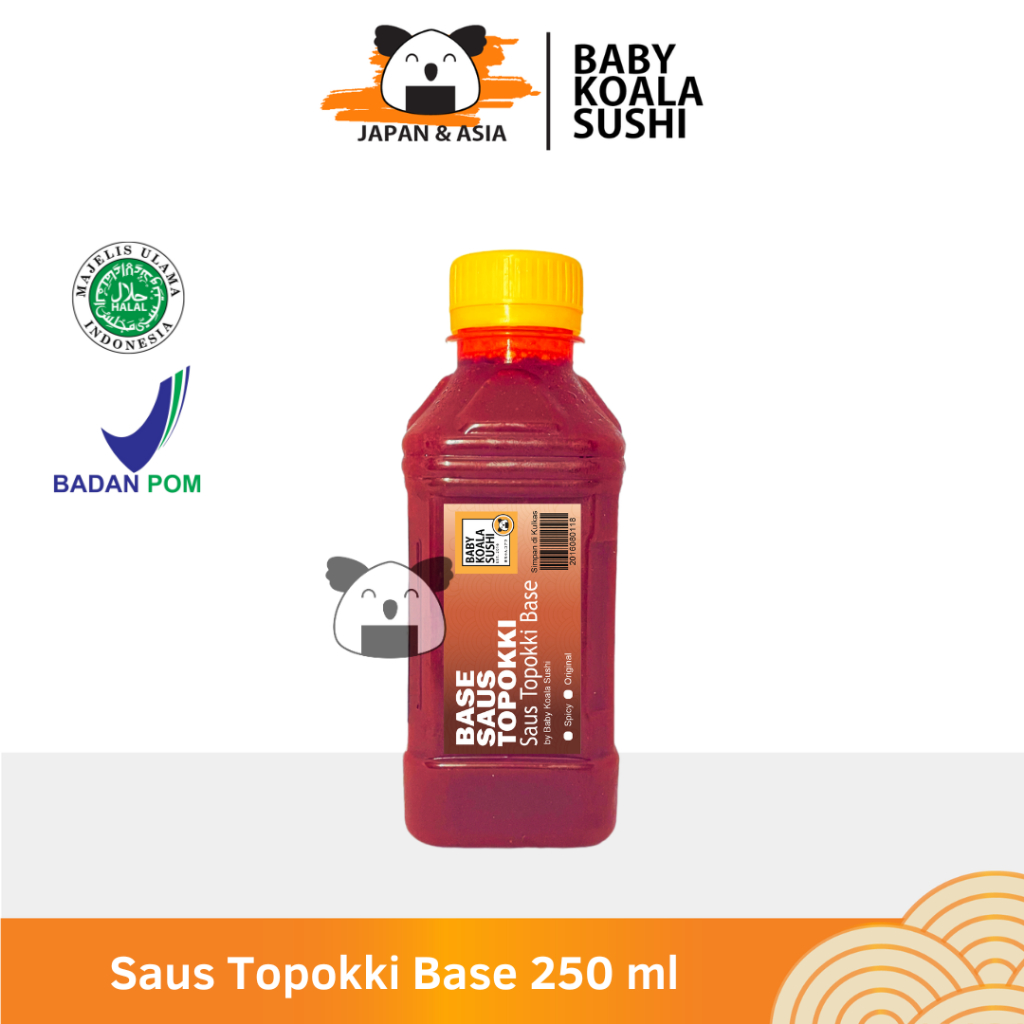 

SAUS TOPOKKI Base By Baby Koala Sushi 250 ml For 500ml | Saus Tteok Instan