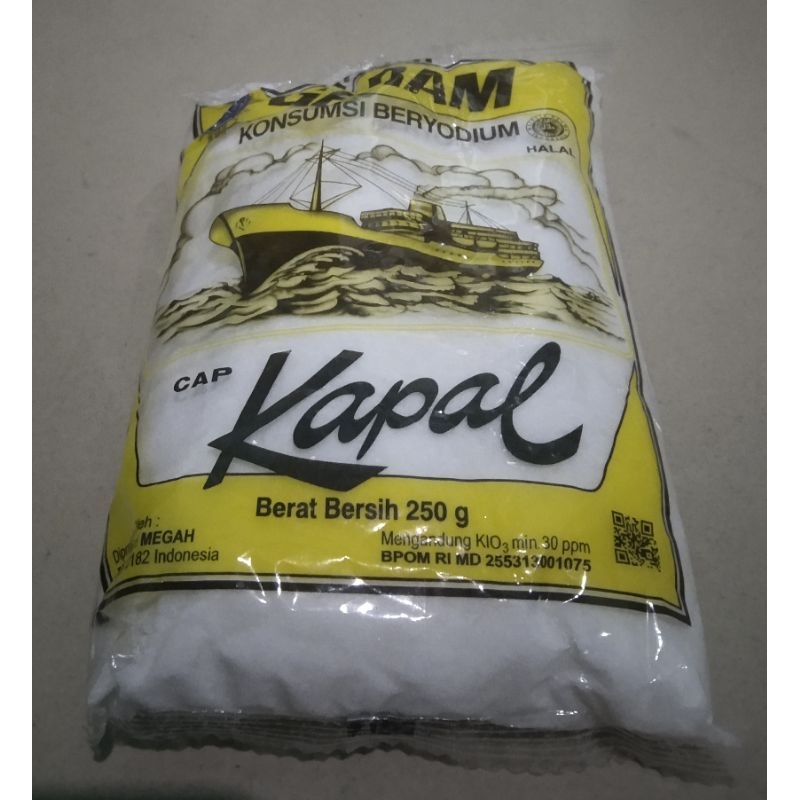 

Garam cap kapal 250gr