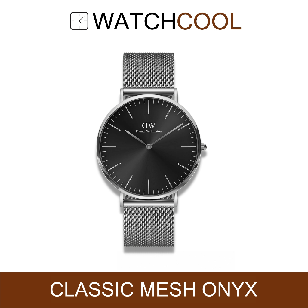 Jam Tangan Daniel Wellington Classic Mesh Onyx DW00100631 - Quartz Watch