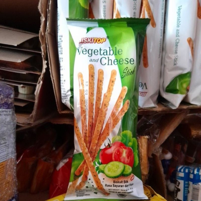 

siap kirim biskitop vegetable stik