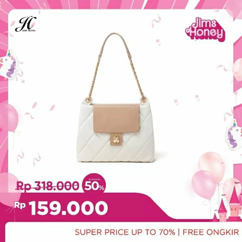 

JIMS HONEY TAS TOTEBAG BARU LILY BAG COLOR FULL