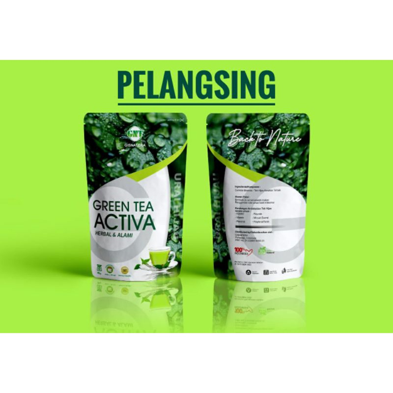 

✅Teh pelangsing GREEN TEA ACTIVA ( kemasan URAI )