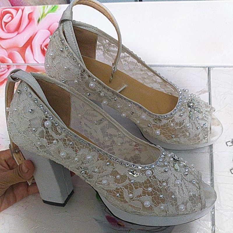 preloved sepatu nikah/wedding shoes
