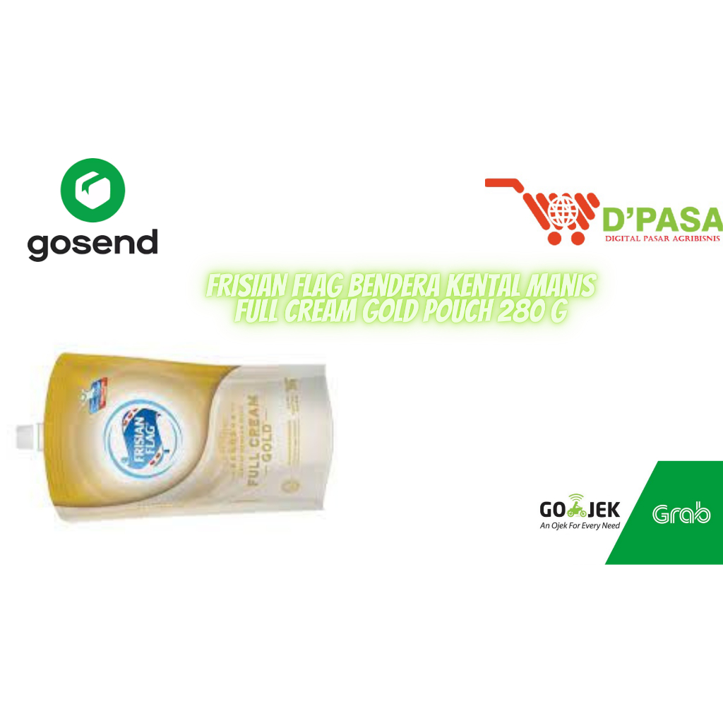 

KIRIM INSTAN FRISIAN FLAG Bendera Kental Manis Full Cream Gold Pouch 280 gr
