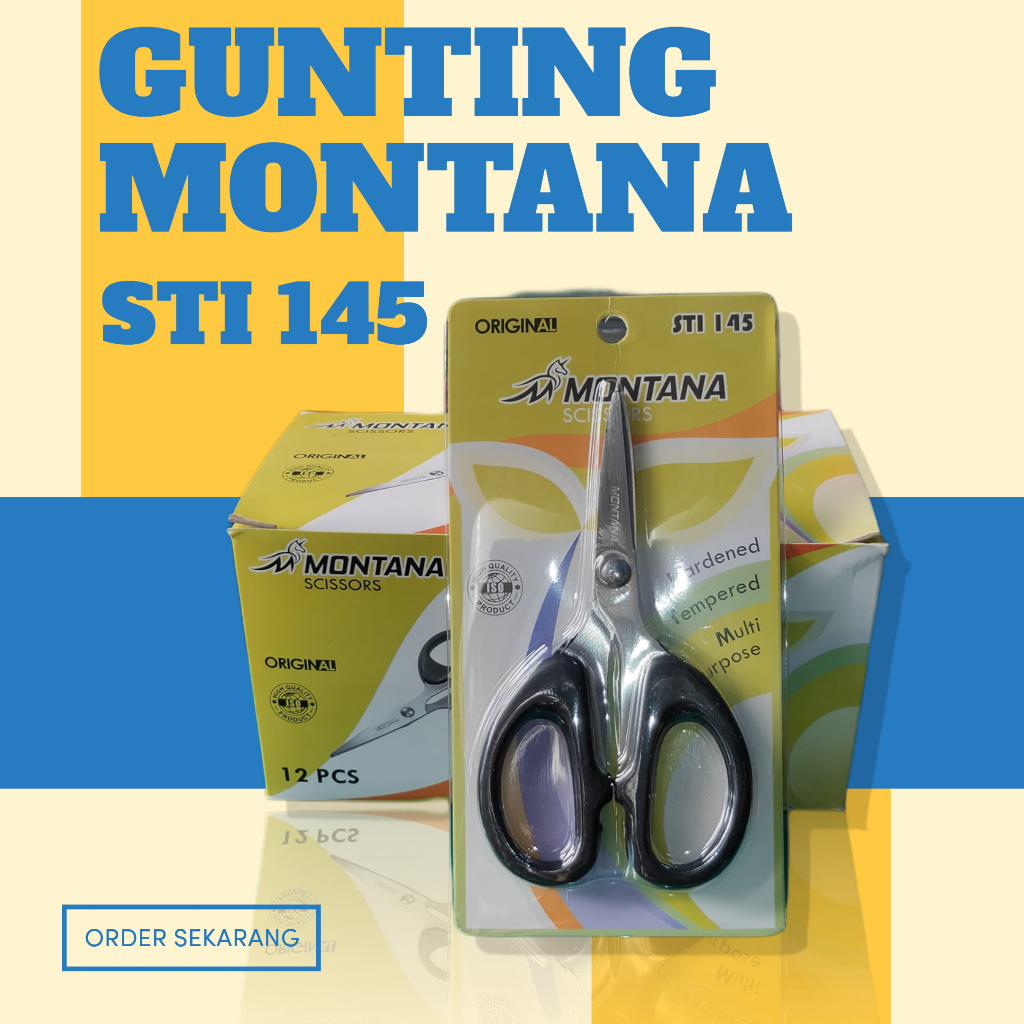 

Gunting MONTANA STI-145 Ukuran Kecil