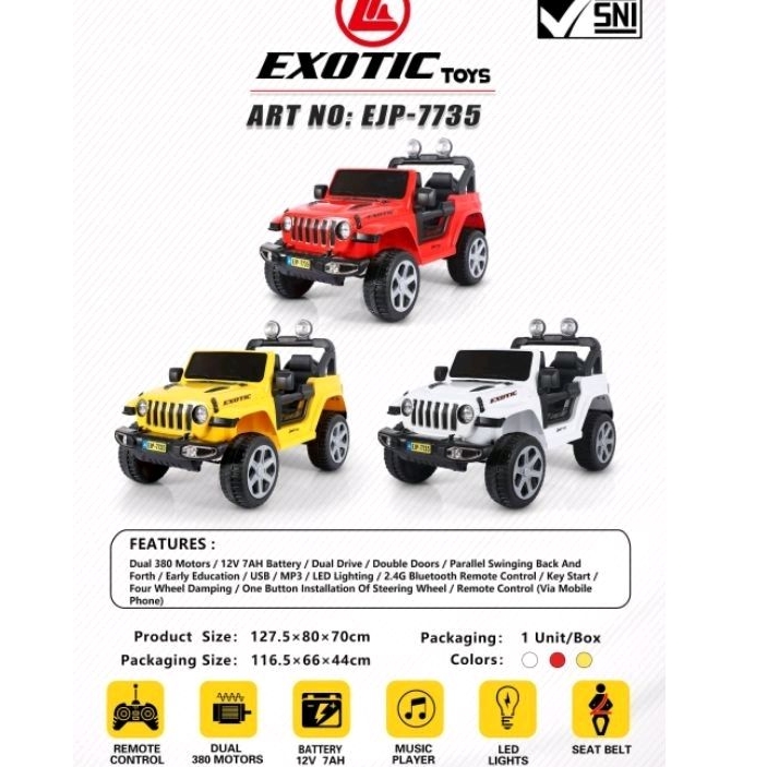 Mobilan Aki Anak Exotic 7735