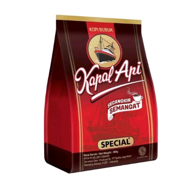 

Kapal Api - Kopi Hitam Tanpa Gula - 380 Gr