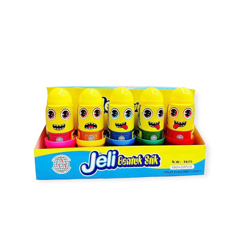 

JELLY PUTAR BENTUK STIK MINION PACK ISI 20