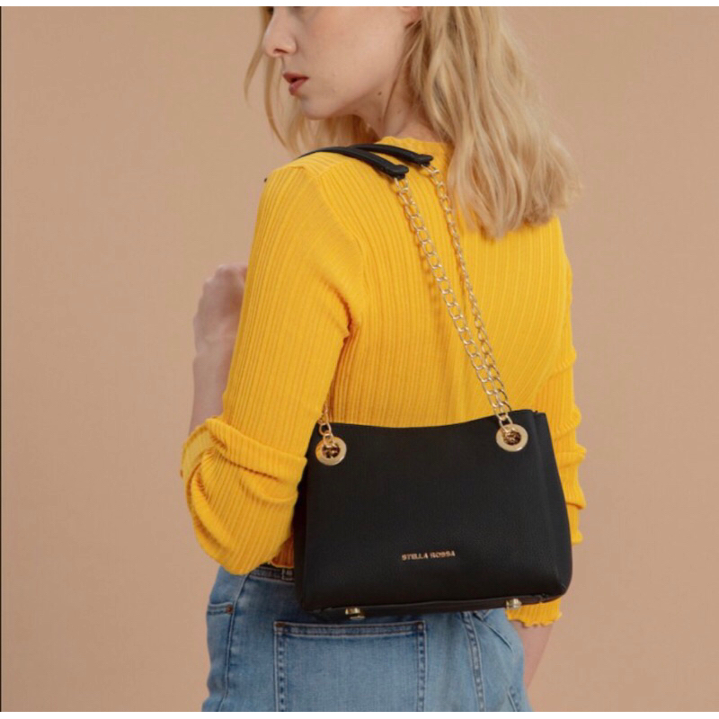Stella Rosa Suri Chain Bag Black - Preloved