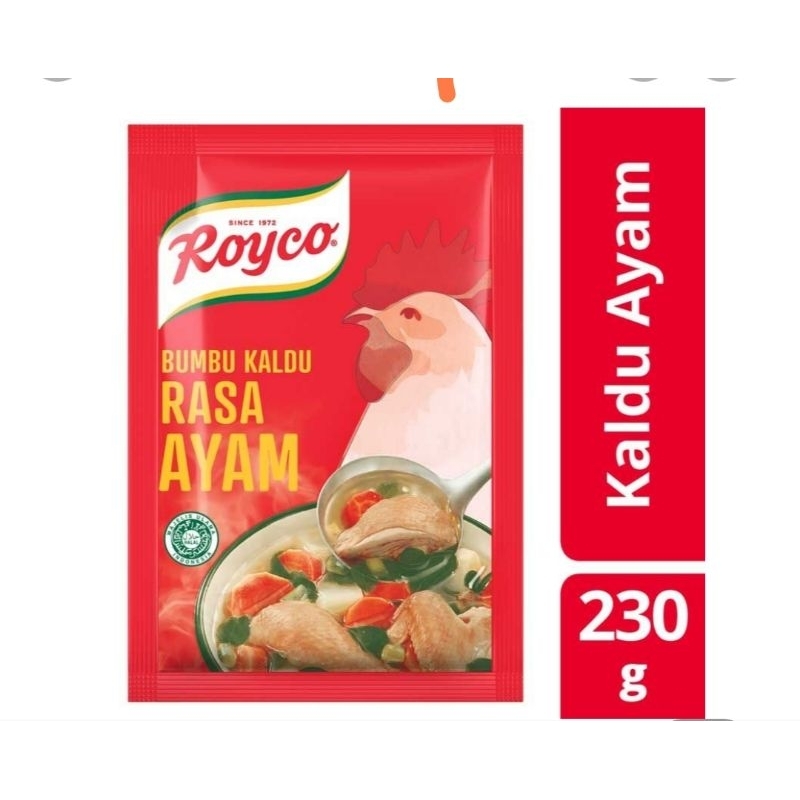 

Royco Bumbu Kaldu Penyedap Rasa Ayam 230 g dankaldu sapi 230g