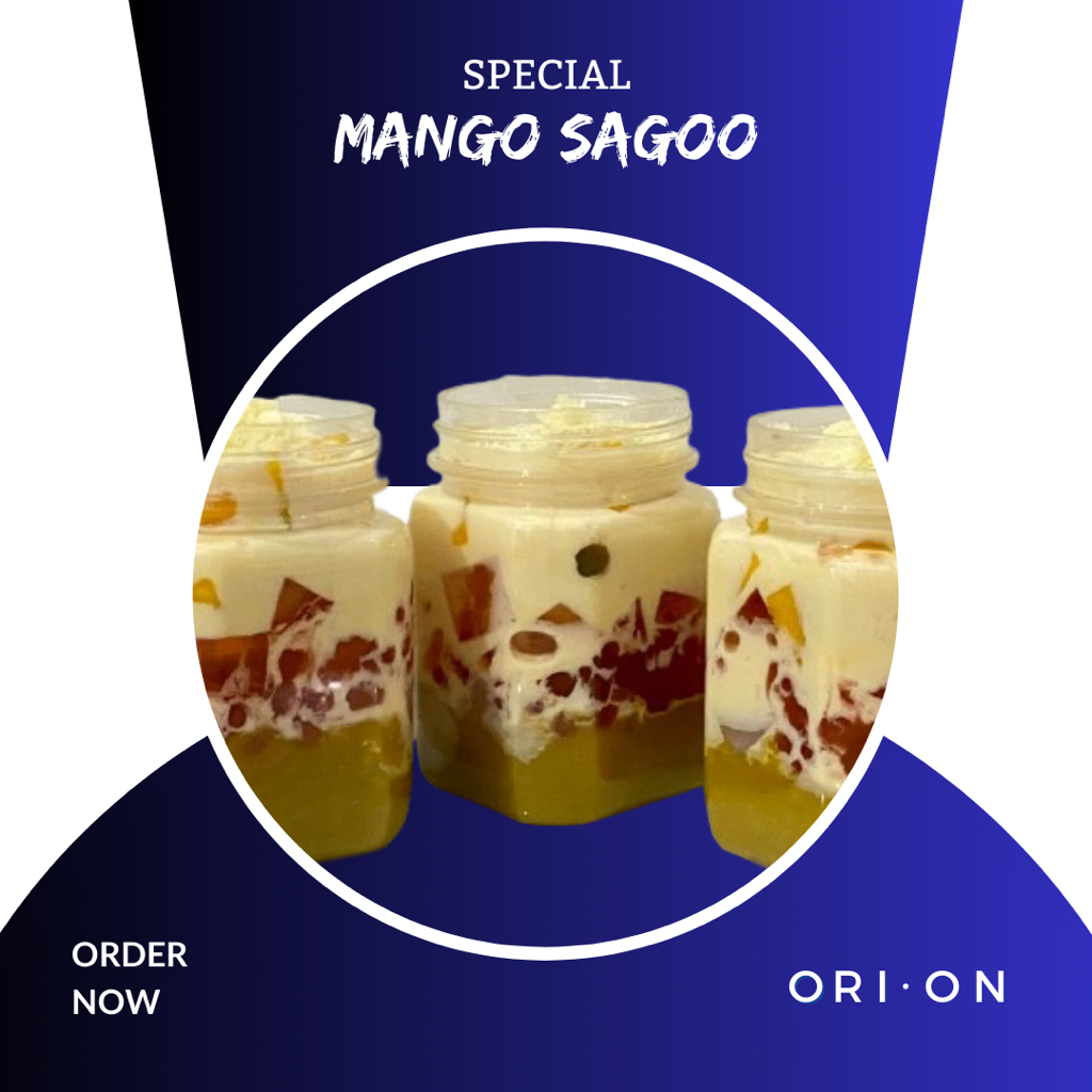 

ORION HEALTHY FRUIT JAR Dessert Mango Sago Mangga Creamy PREMIUM Enak Fresh Homemade Murah ES Jelly minuman segar