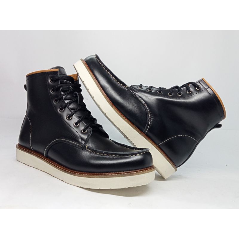 hot deals sepatu model redwing moctoe boots sepatu redwing original teather fhasion pria