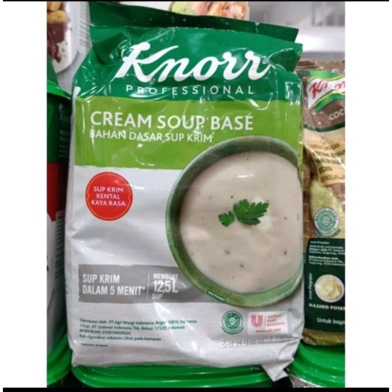 

Knorr cream soup base 1 kg / bahan dasar sup krim