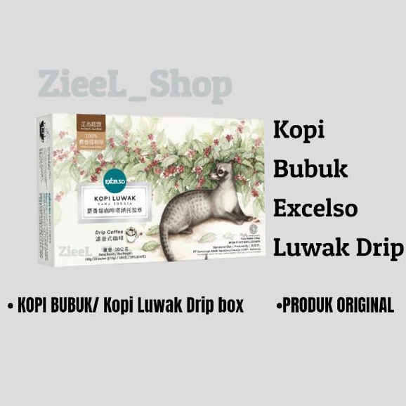 

Kopi Excelso Luwak Drip Box 100% Original ( 10 x 10gr )