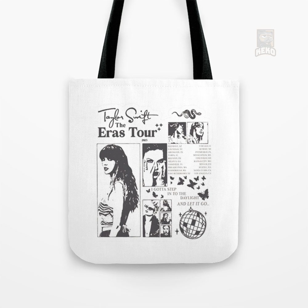 Tote Bag Kanvas Retro5 Shirt Swiftie Vintage 90s