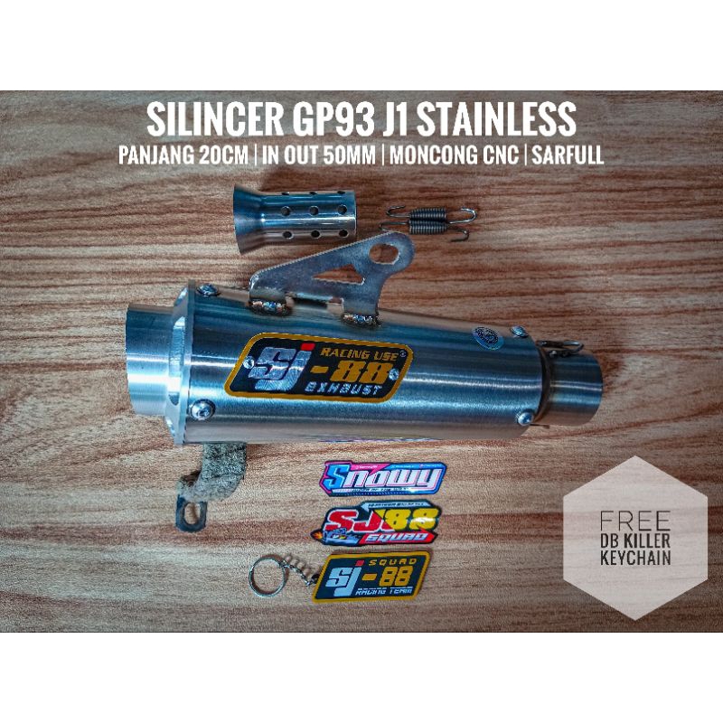 Silincer SJ88 GP93 Stainless